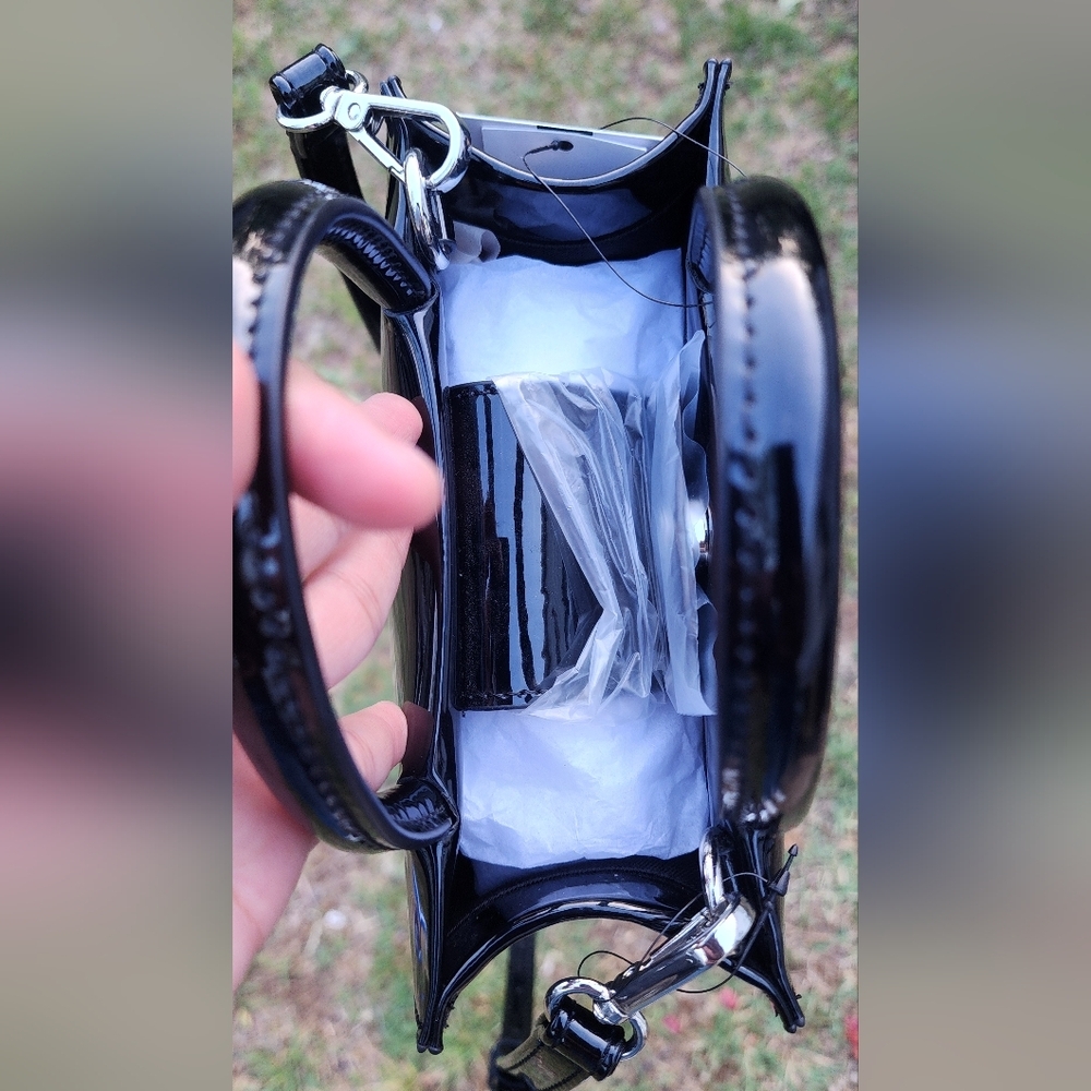 Nine West Black Handbag - Picture 2 of 7